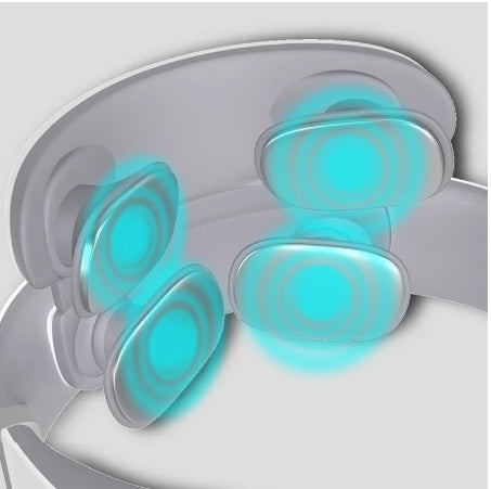 EvyraLux neck massager with heat therapy and pulse massage

