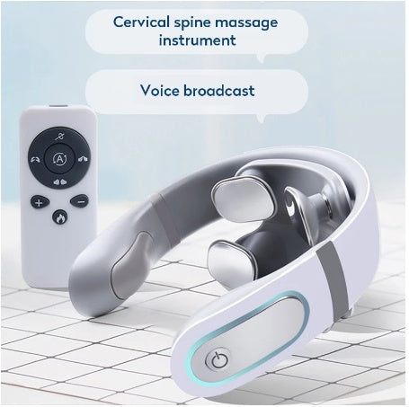  EvyraLux neck massager for daily neck relaxation with remote control
