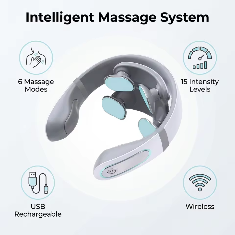Smart Neck Massager for Deep Muscle Relief & Relaxation