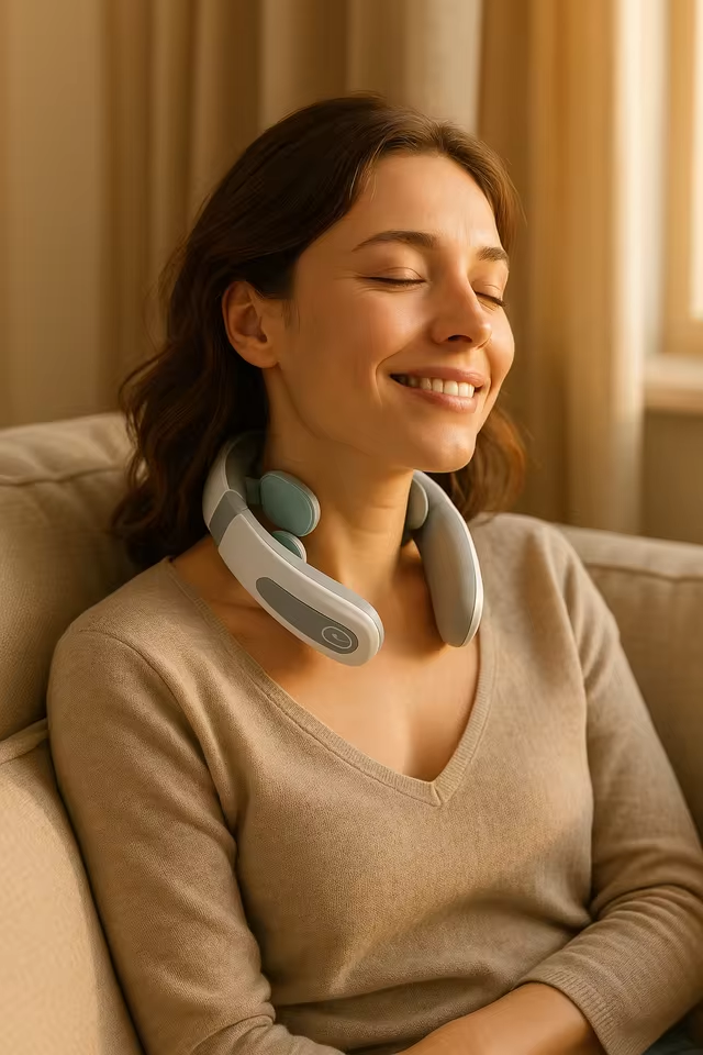 Smart Neck Massager for Deep Muscle Relief & Relaxation
