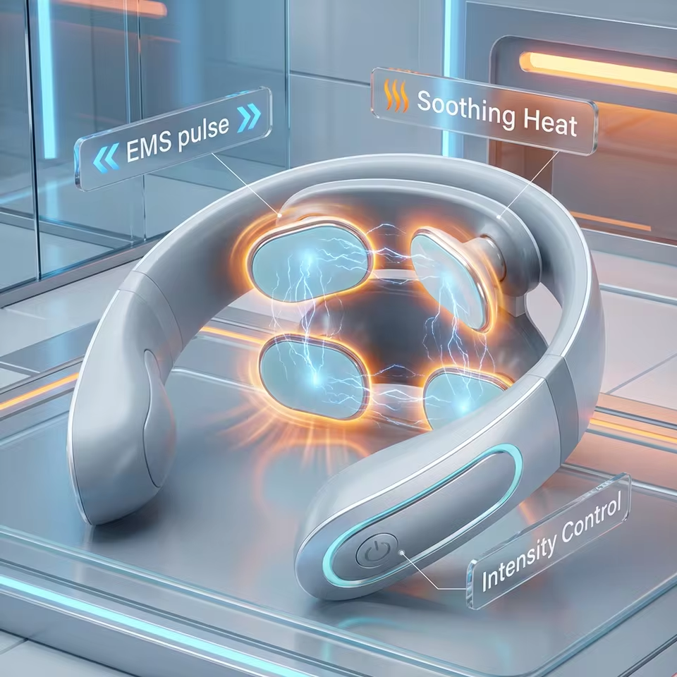 Smart Neck Massager for Deep Muscle Relief & Relaxation